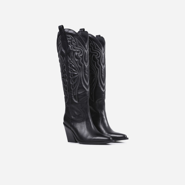 NEW-KOLE WESTERN Black Silver