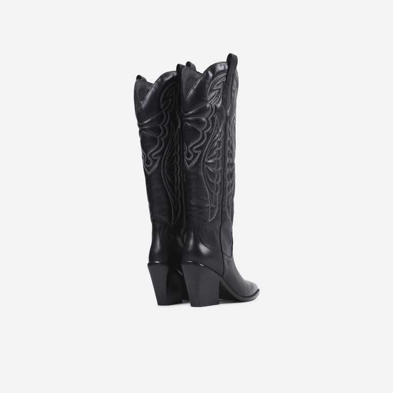 NEW-KOLE WESTERN Black Silver