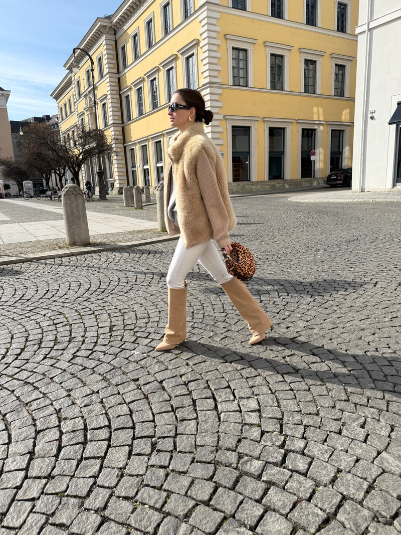 Jad-ey Boot suede beige