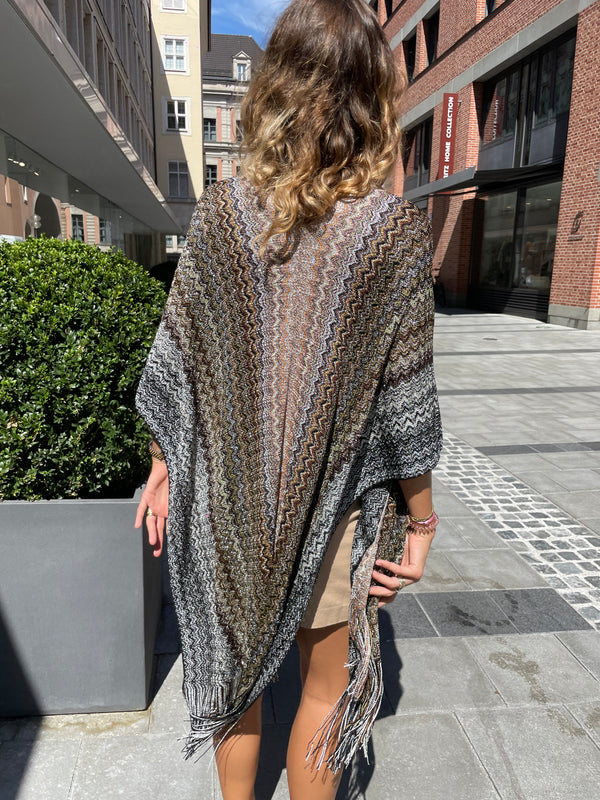 Missoni Cape - Brown/Gold