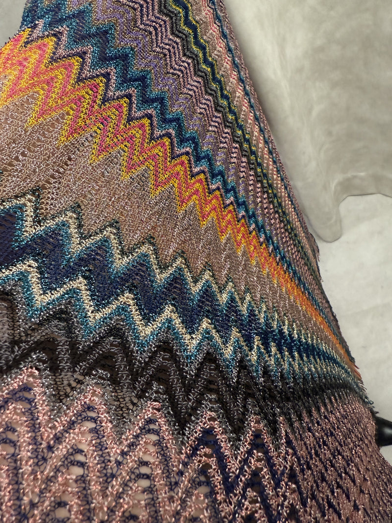 Missoni Scarf - Blue Pink