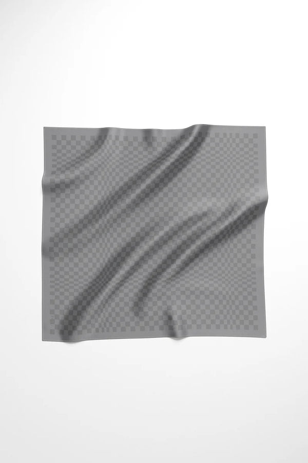 Silk Scarf Illusion 90 Grey