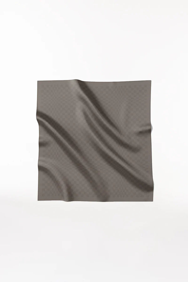 Silk Scarf Illusion 90 Taupe