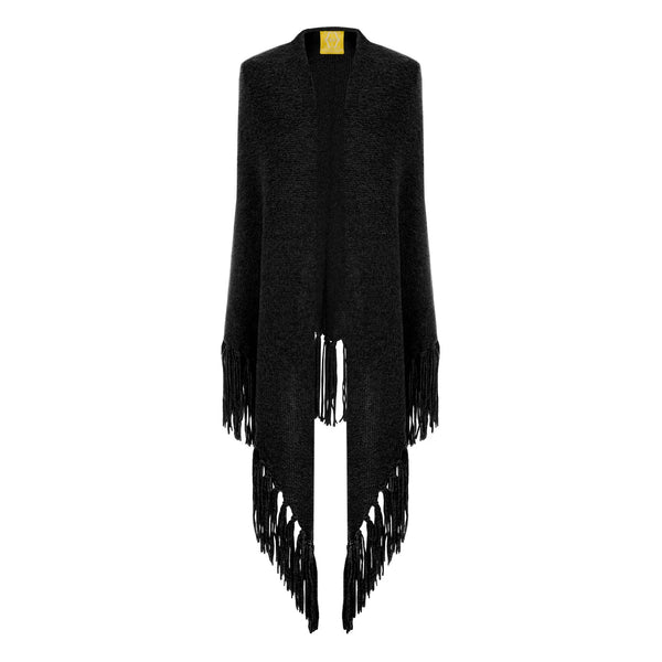 "CELIN" CAPE - Black