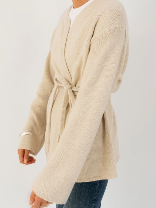 VICTORIA CARDIGAN IN BUTTERMILK