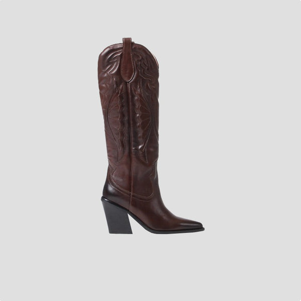 NEW-KOLE WESTERN DARK BROWN